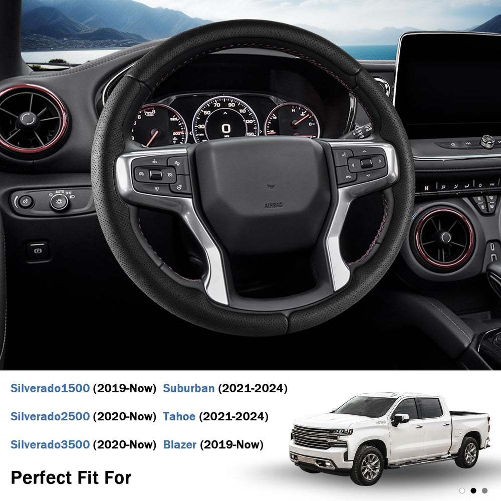Aotoyou installed on Silverado dashboard showing perfect custom fit and visual upgrade