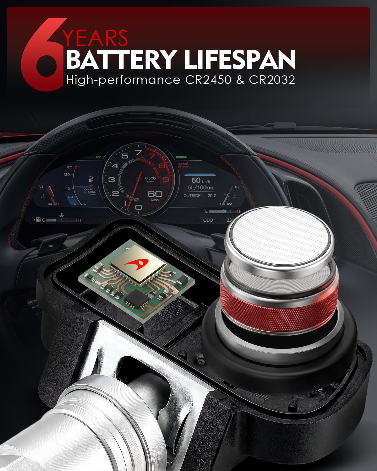 AOTPAT package contents with sensor and instructions for quick activation