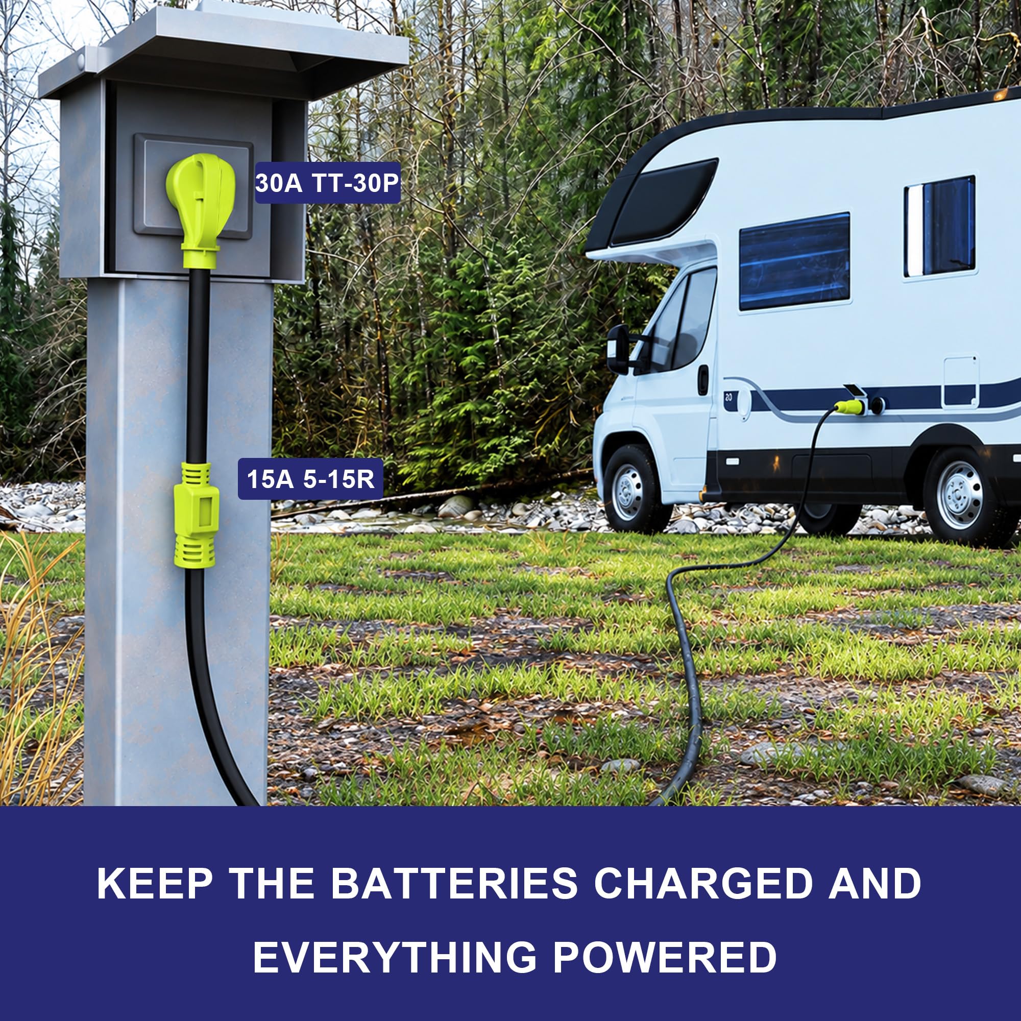 AOWEITOUR TT-30P plug with ergonomic handle for easier plugging and unplugging benefit