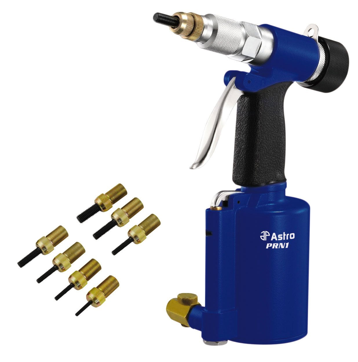AP Astro PRN1 front view showing compact pneumatic body and trigger for fast installation