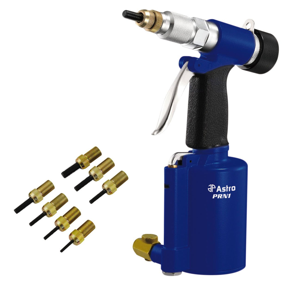 AP Astro PRN1 front view showing compact pneumatic body and trigger for fast installation