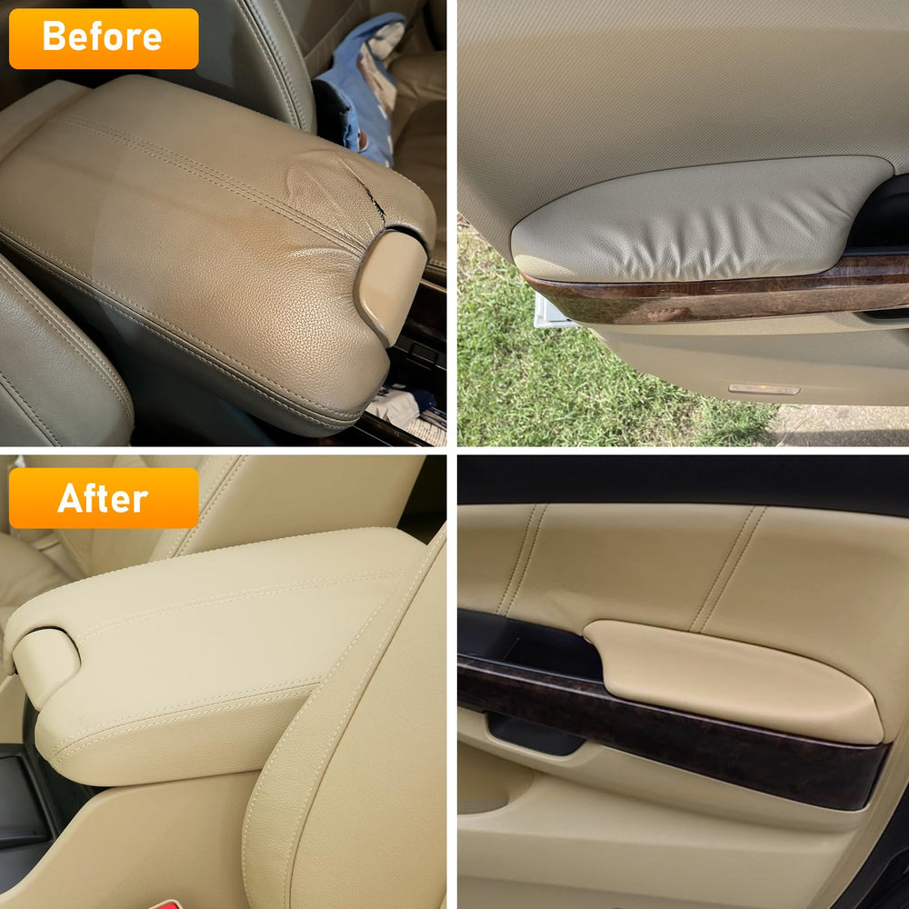 APESER center console cover installed demonstrating improved feel and appearance