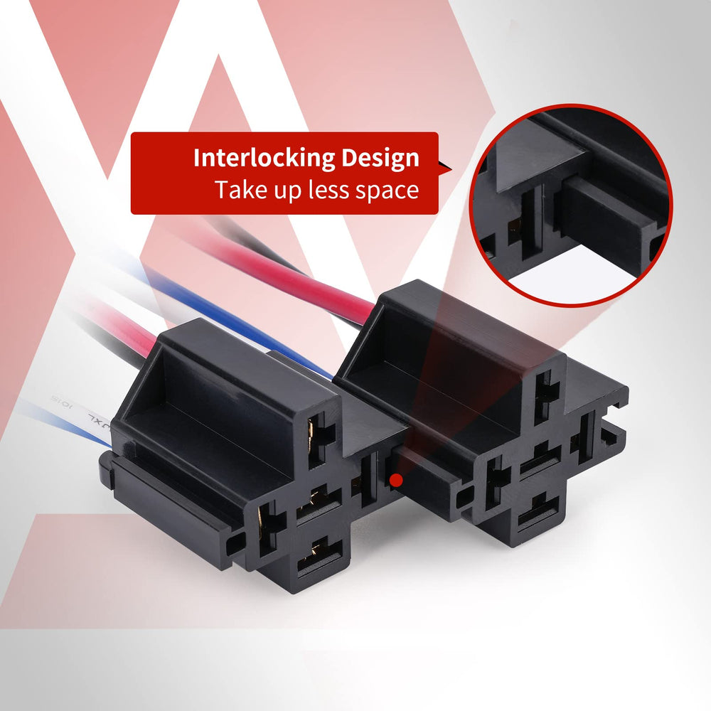 APIELE relay powering a motor demonstrating safe high-current switching