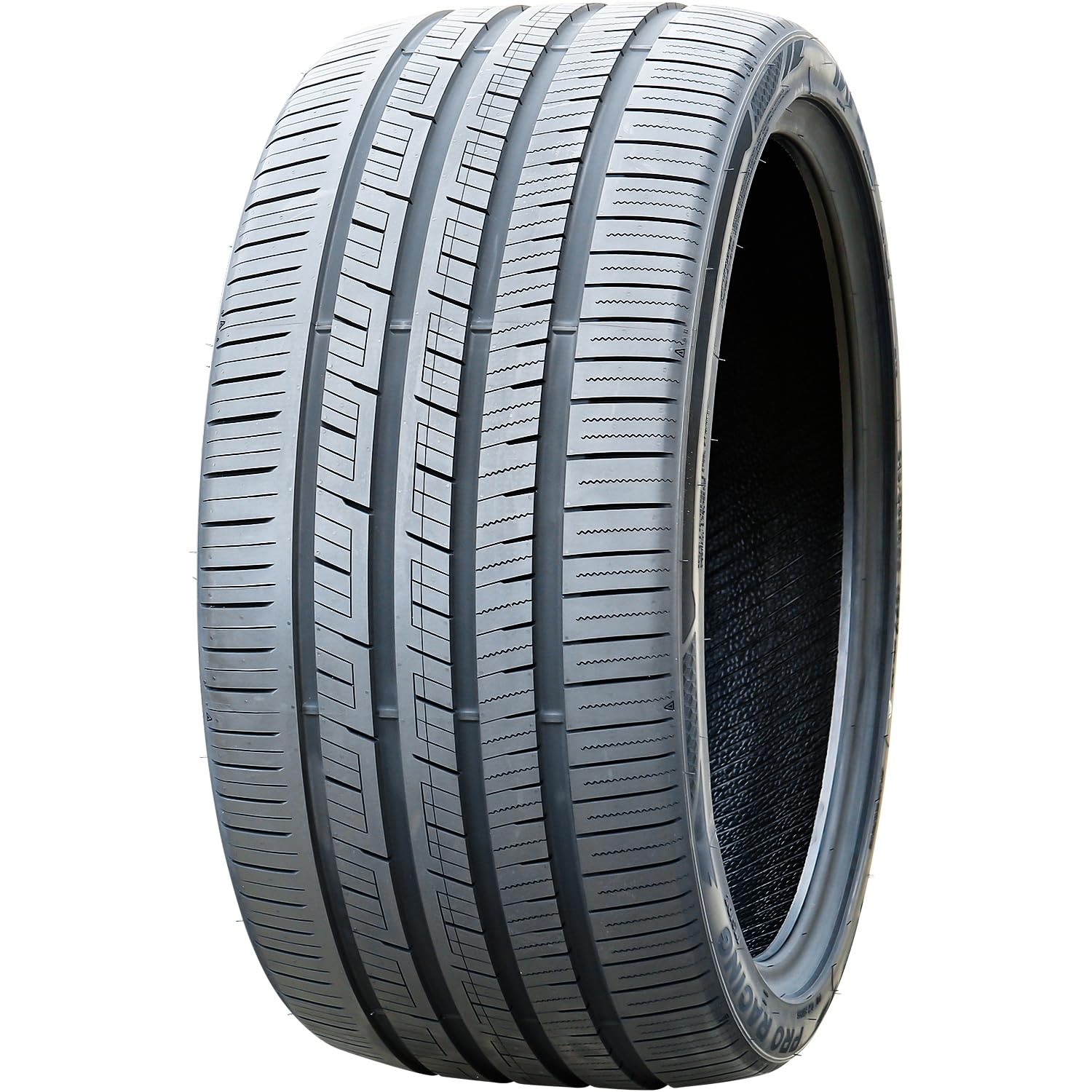 Aplus front profile view showing aggressive tread and improved dry traction