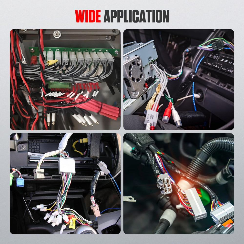 APOWFIX tool engaged in automotive connector to safely extract a pin