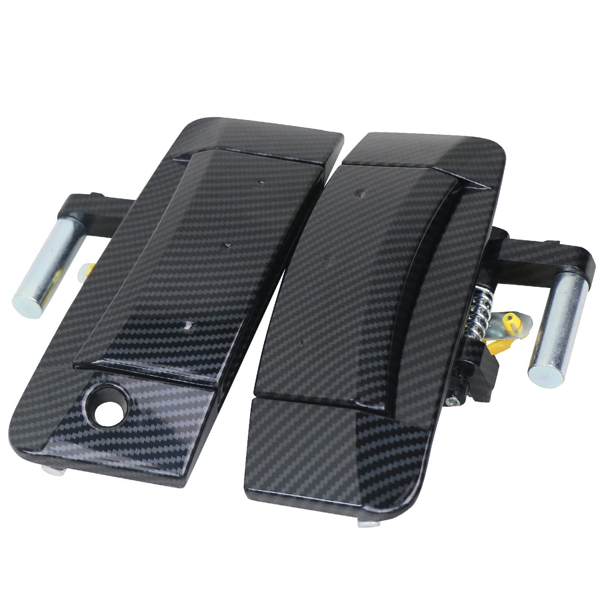 APPERFiT front view of carbon fiber door handles showing fit and finish benefit