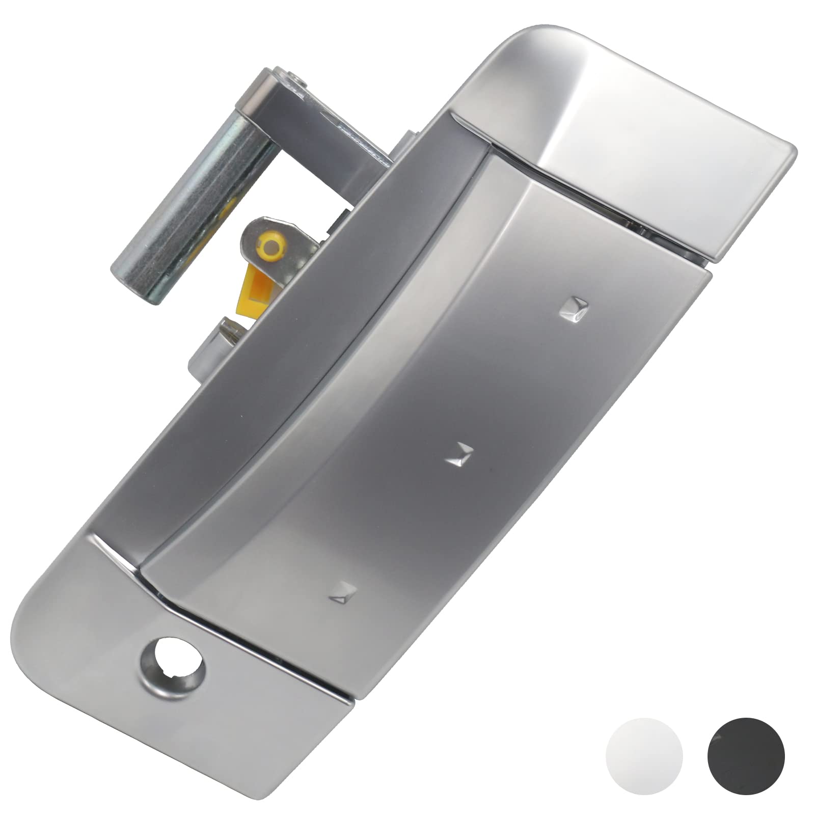 APPERFiT front view handle showing smooth silver finish and correct fit