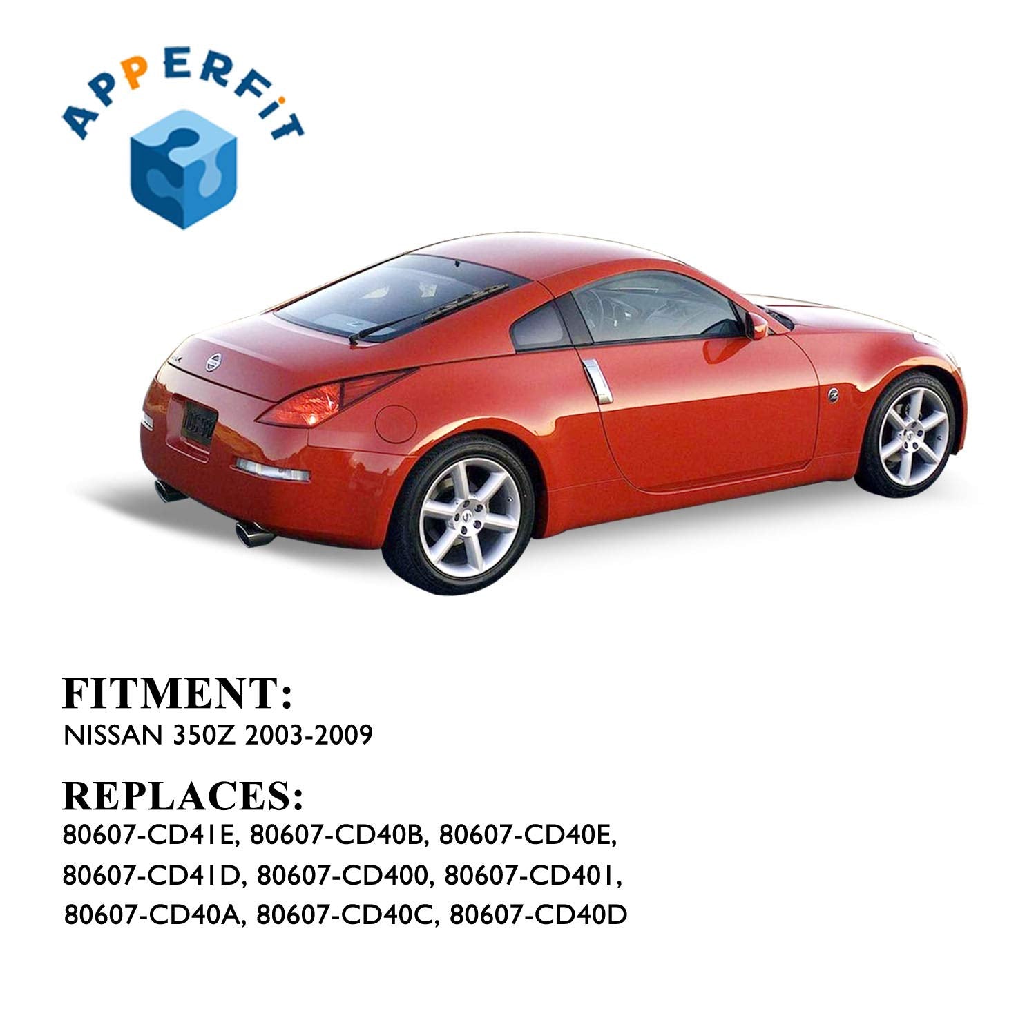 APPERFiT side profile highlighting mounting points for direct replacement