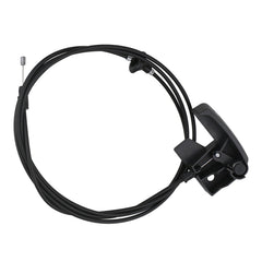 APPERFiT cable routed under hood to latch showing correct alignment benefit