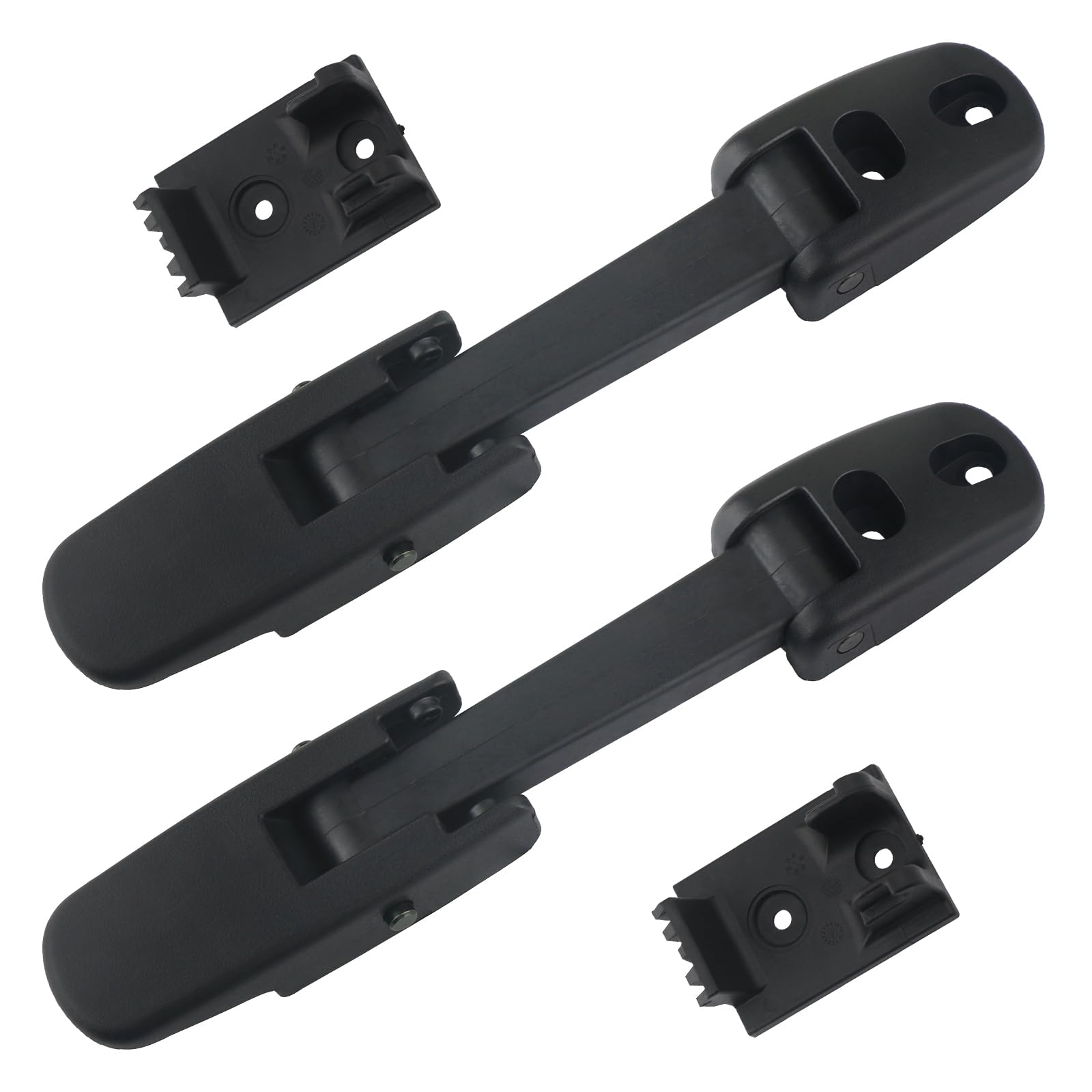 APPERFiT front view of hood latch strap kit showing complete assembly and clear labeling benefit