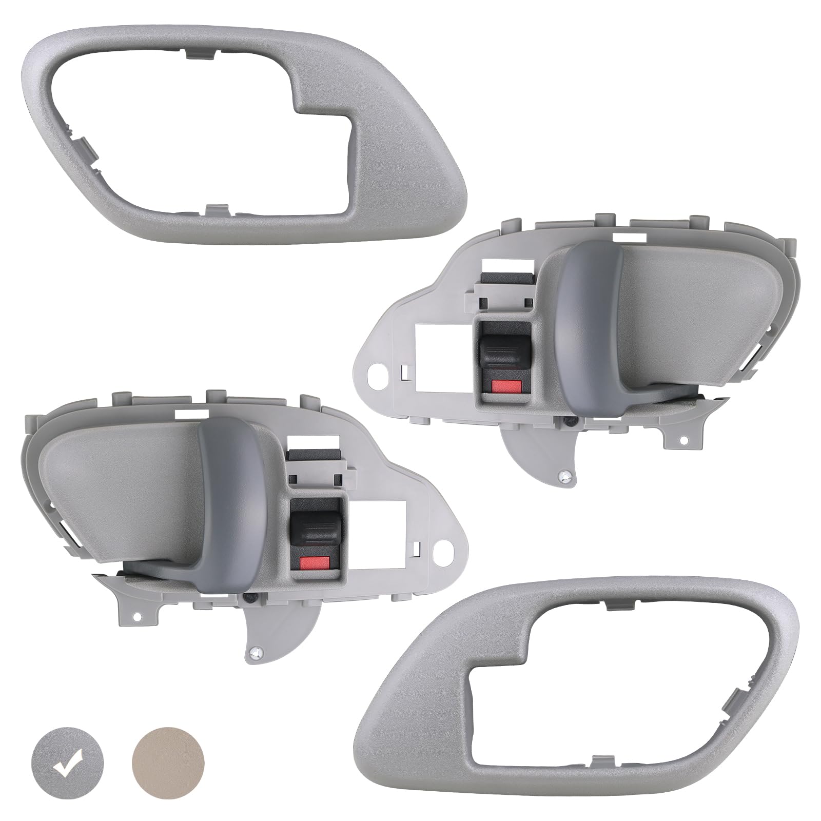 APPERFiT front view of handle and bezel kit showing packaged components and fitment benefit