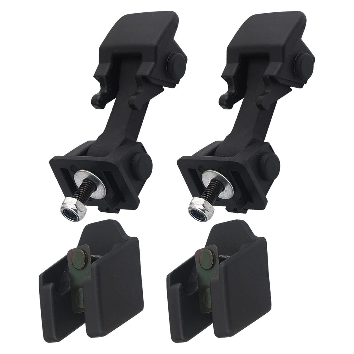 APPERFiT front packaging of hood latch kit showing contents and warranty