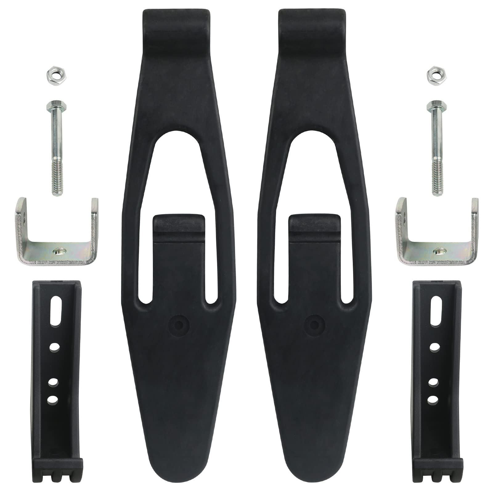 APPERFiT front-packaging showing two hood latch strap kits and components for quick identification and fit