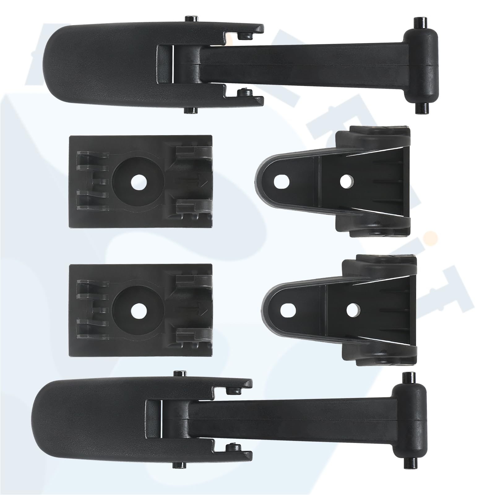 APPERFiT installed on Peterbilt hood driver side illustrating restored hood stability