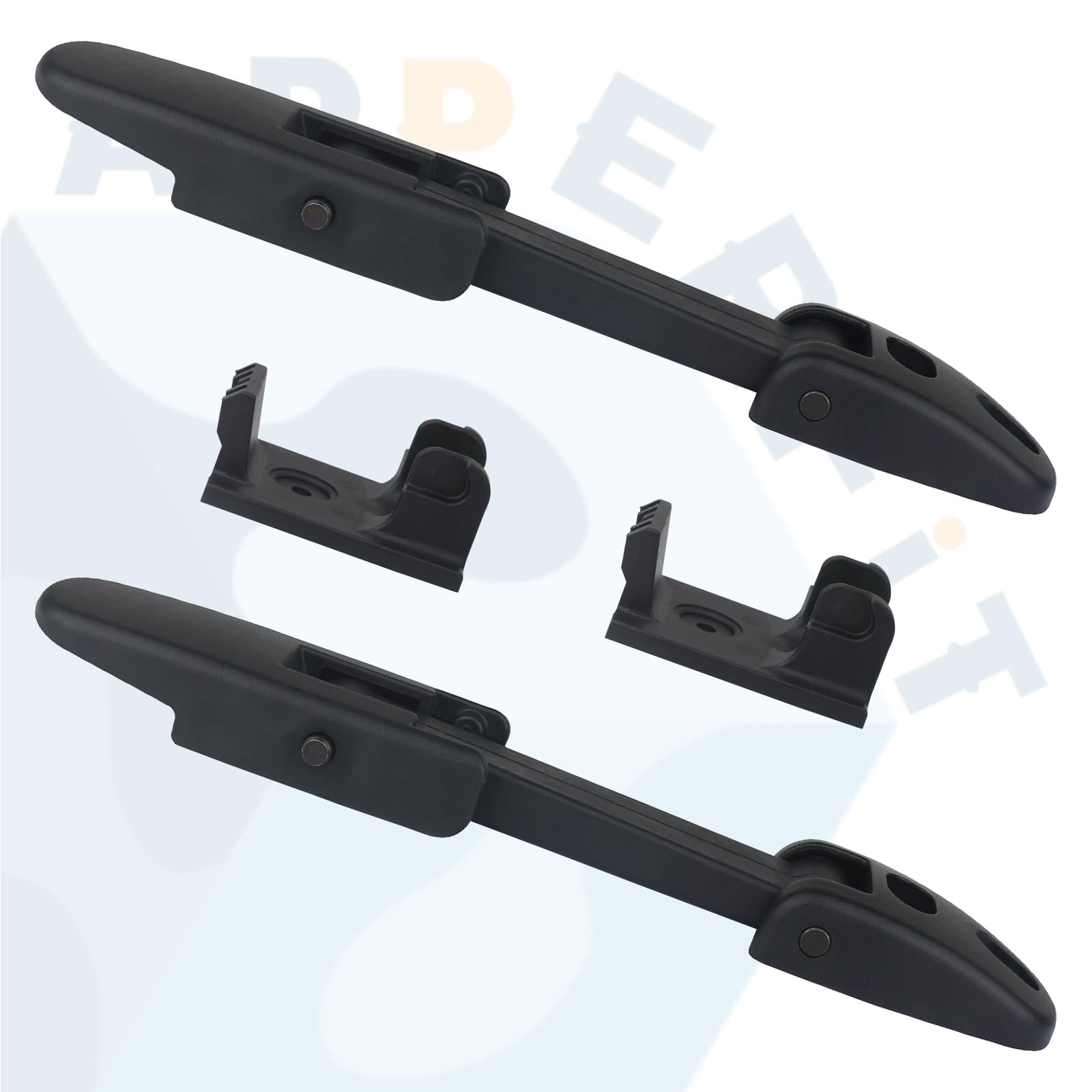 APPERFiT scale comparison with hands showing kit size and easy replacement benefit