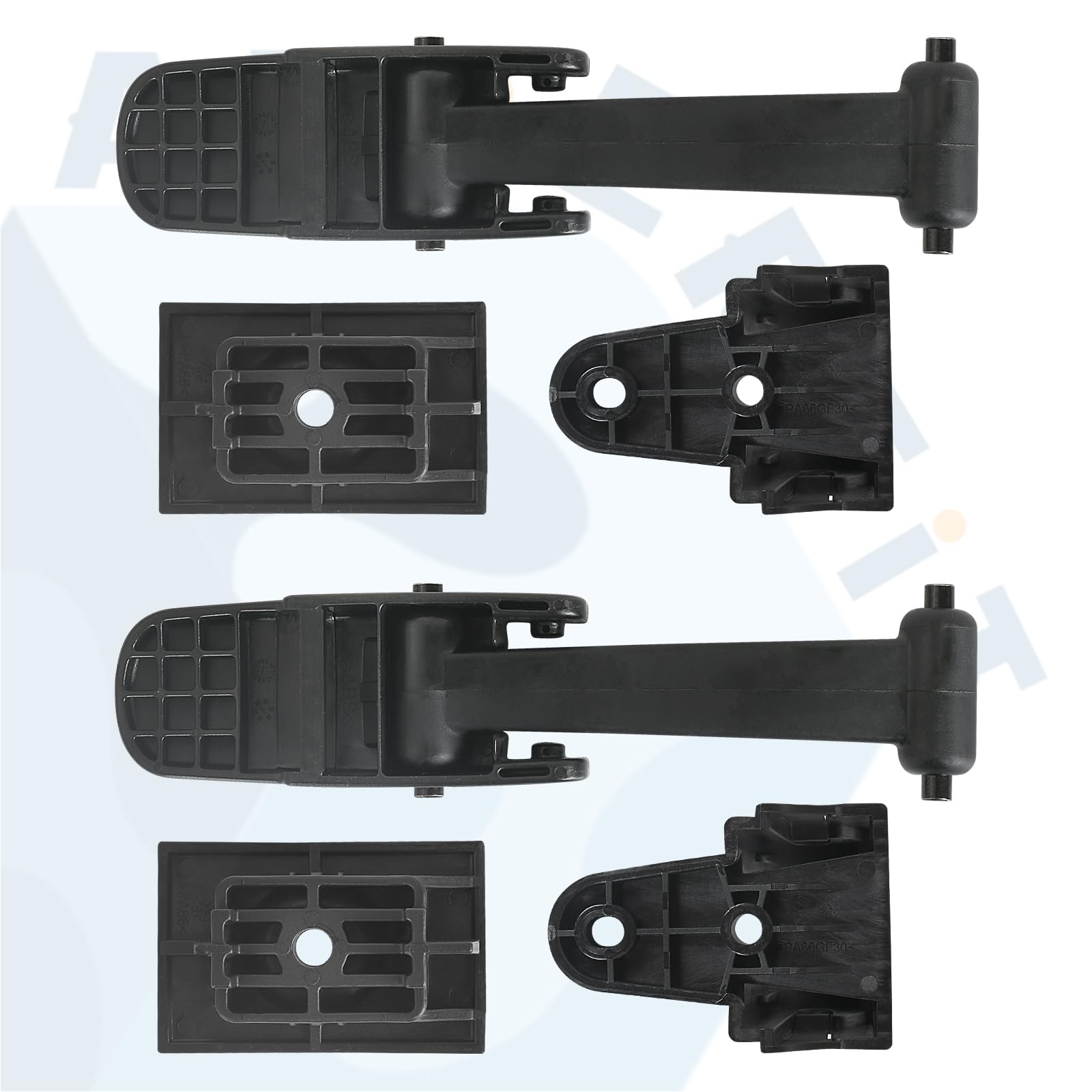 APPERFiT size comparison with coin and ruler showing compact parts and easy installation