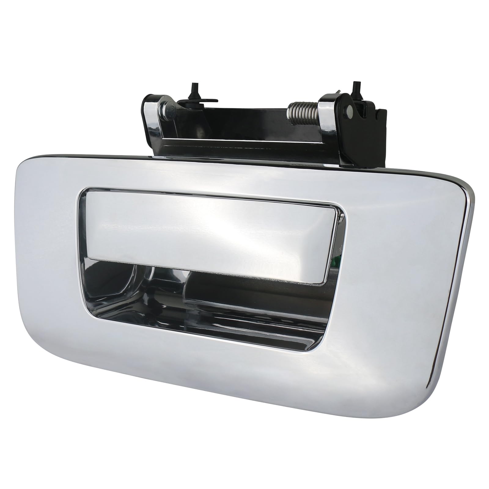 APPERFiT front view of chrome tailgate handle showing clean OEM-style fit and restored appearance