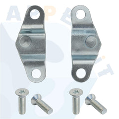 APPERFiT hinges installed on truck rear demonstrating restored alignment