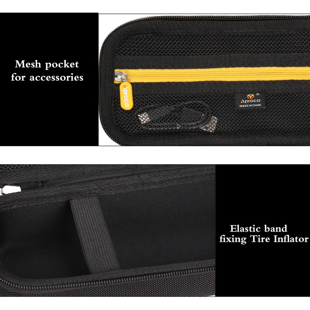 Aproca close-up of double zipper and handle for reliable handling