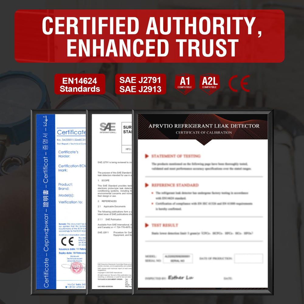 Aprvtio ALD-200 detecting leaks in basement HVAC system for faster troubleshooting