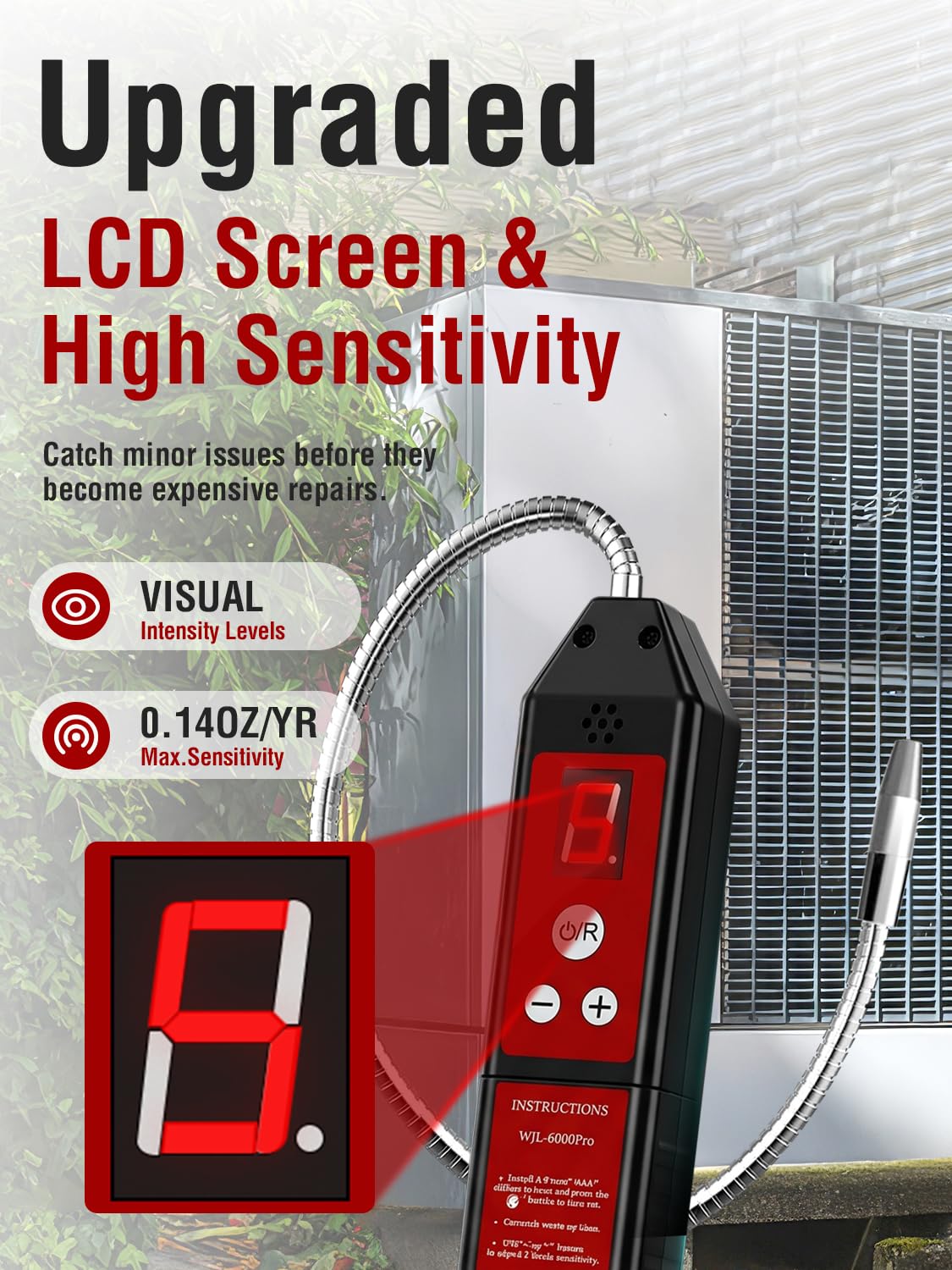 Aprvtio in use under car hood locating AC leaks to save repair costs