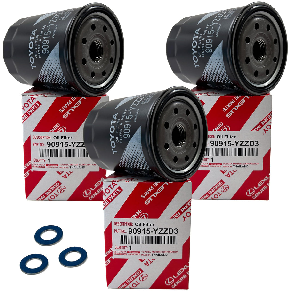 APSG genuine oil filter front packaging showing part 90915-YZZD3 and clear fitment benefits