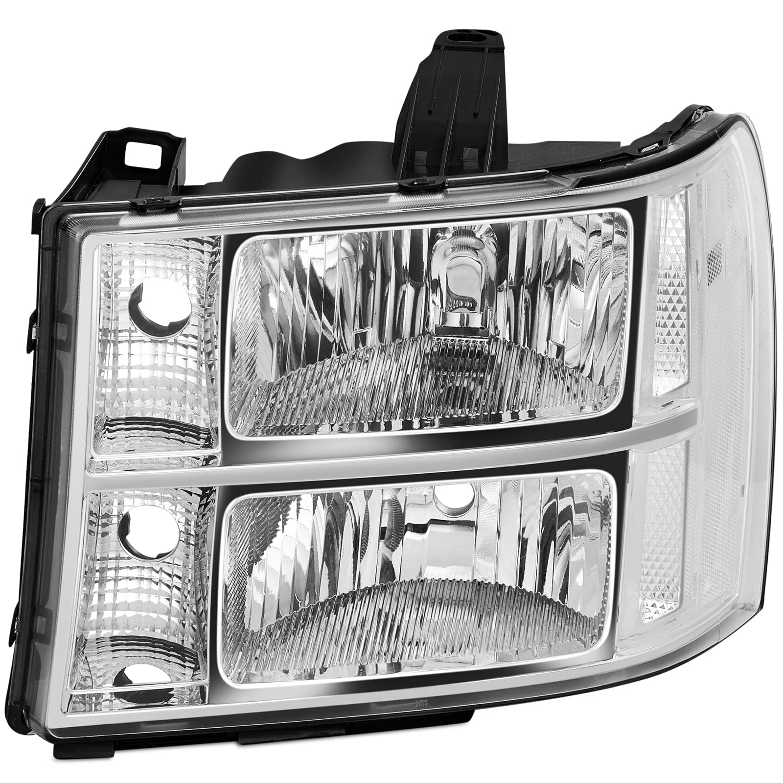 APSVE headlight installed on GMC Sierra showing restored front look and compliance benefit
