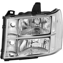APSVE headlight installed on GMC Sierra showing restored front look and compliance benefit