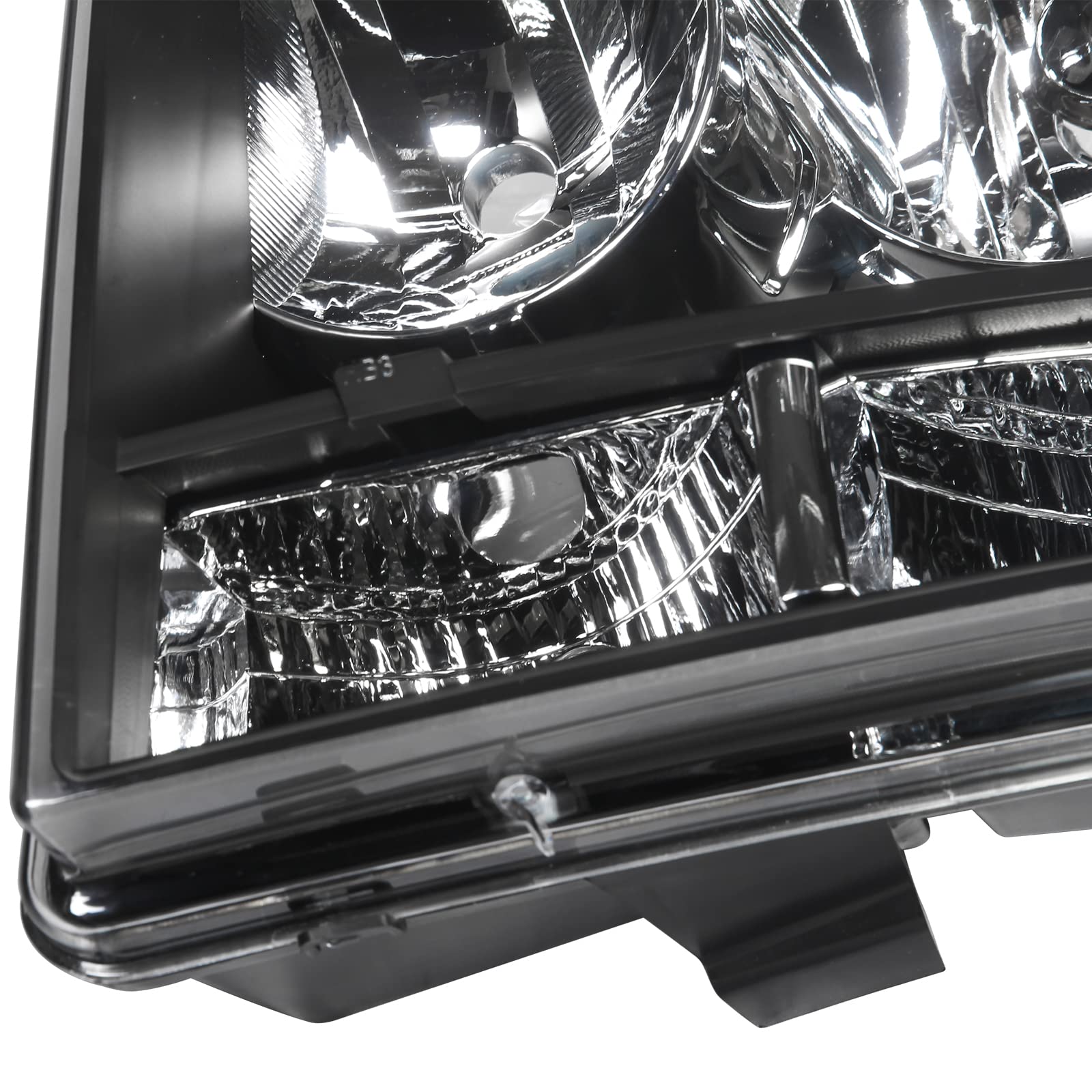 APSVE headlight with ruler showing dimensions for correct fitment benefit