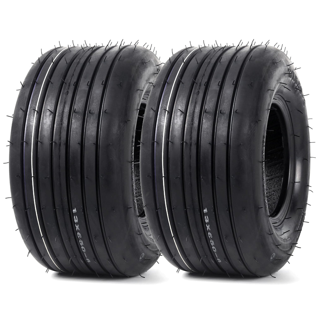 AR-PRO front view of two tires showing fit and full profile benefit steering stability