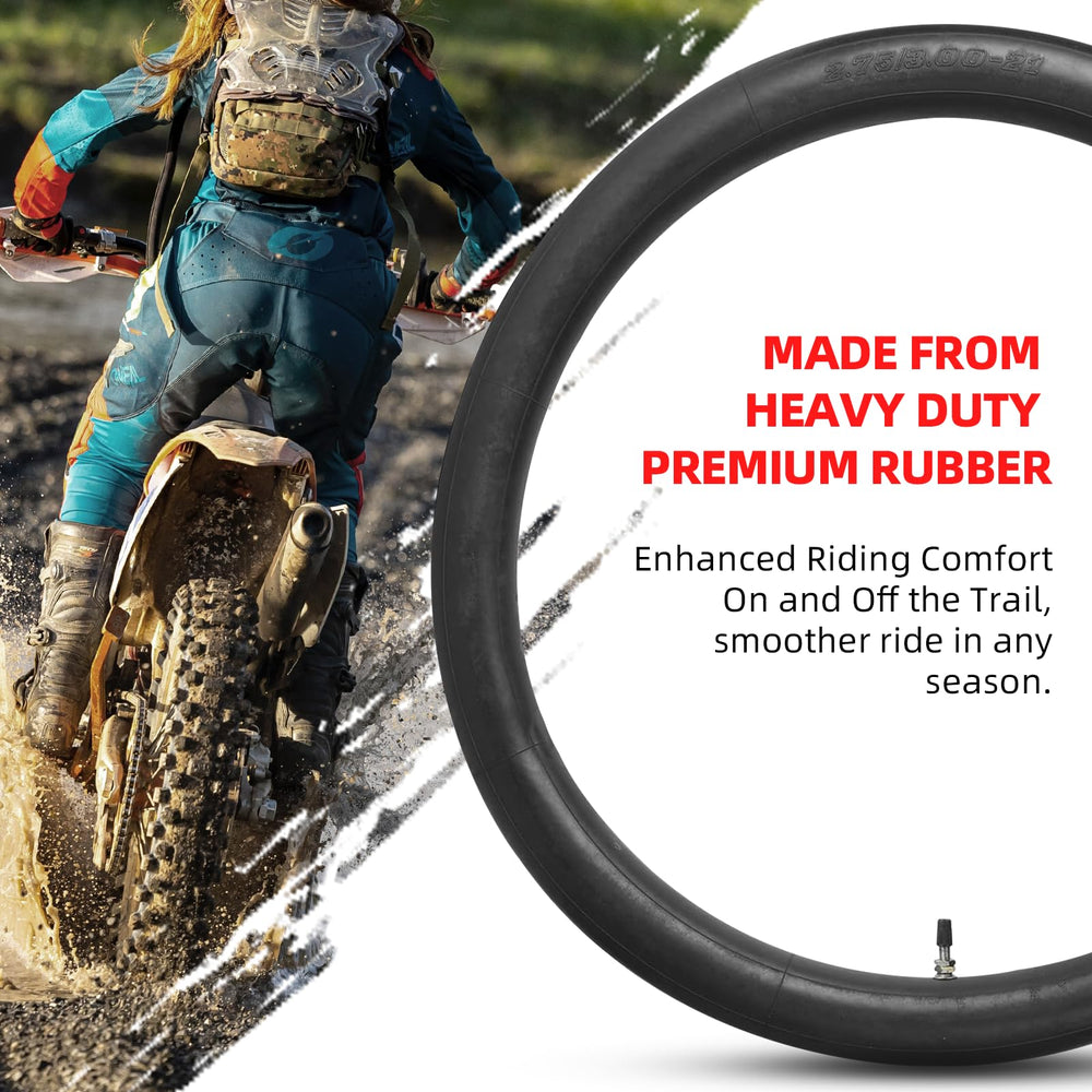 AR-PRO tubes beside a motorcycle ready for on-road repairs and peace of mind