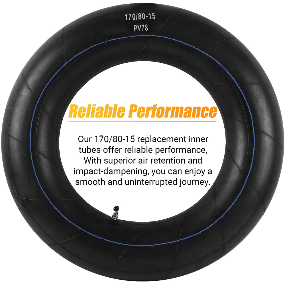 AR-PRO tube next to ruler showing precise 170/80-15 sizing benefit