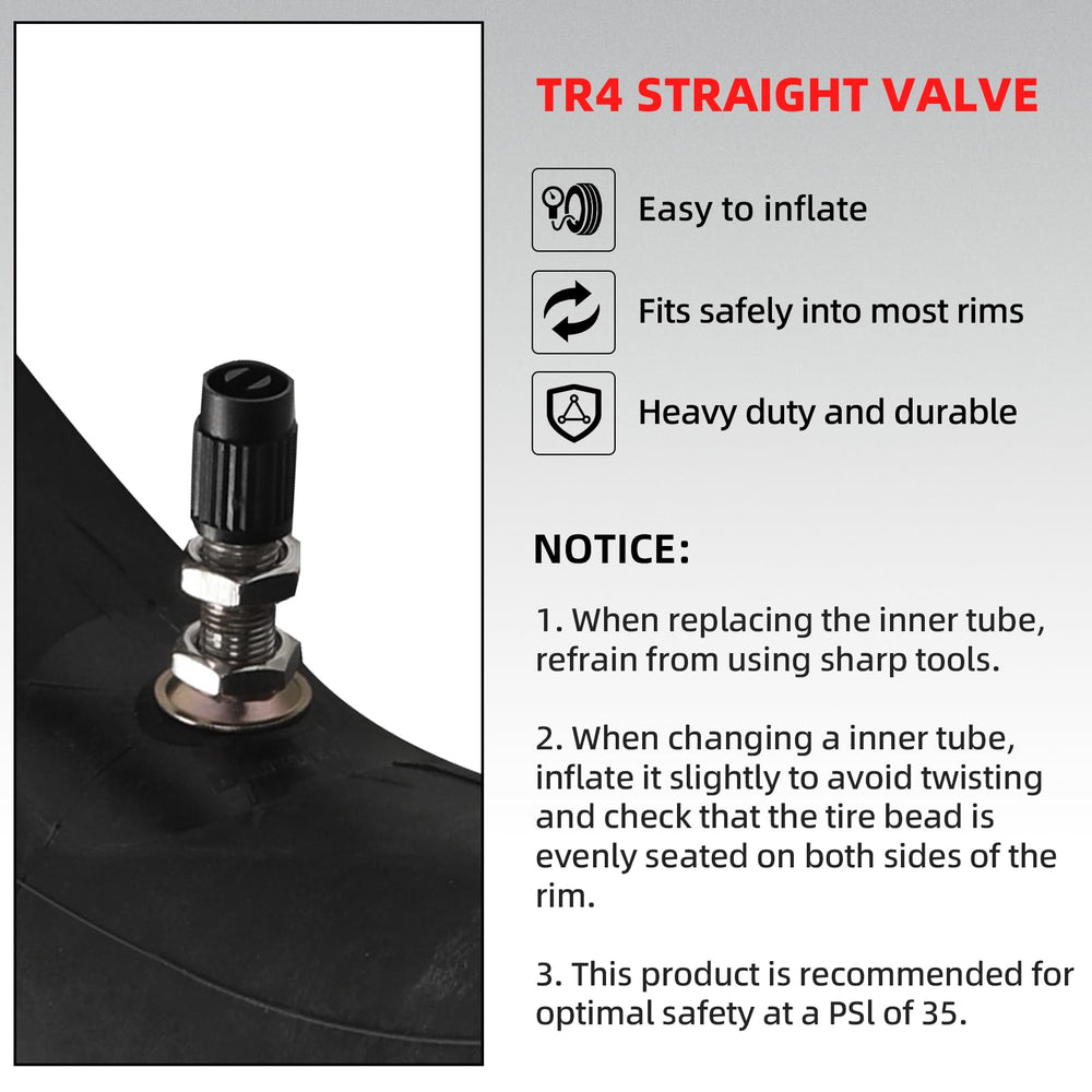 AR-PRO inner tube next to ruler showing correct 21-inch sizing benefit
