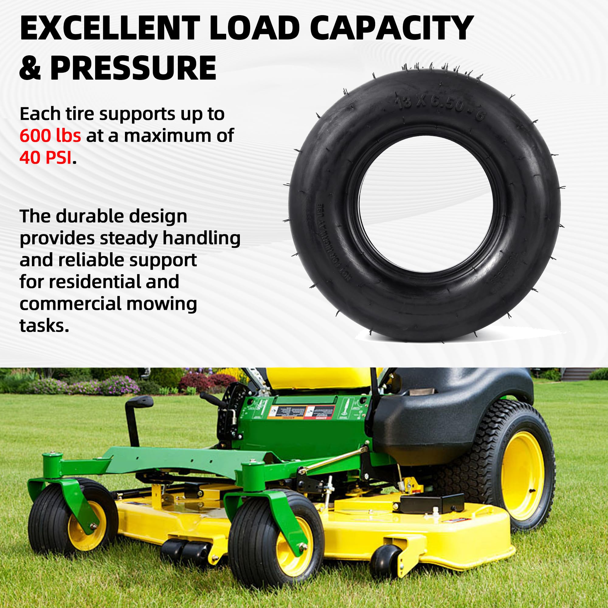 AR-PRO tire beside measuring tape showing scale and correct sizing to ensure compatibility benefit