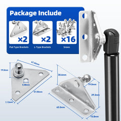 ARANA closeup of angled bracket showing galvanized finish and durable build