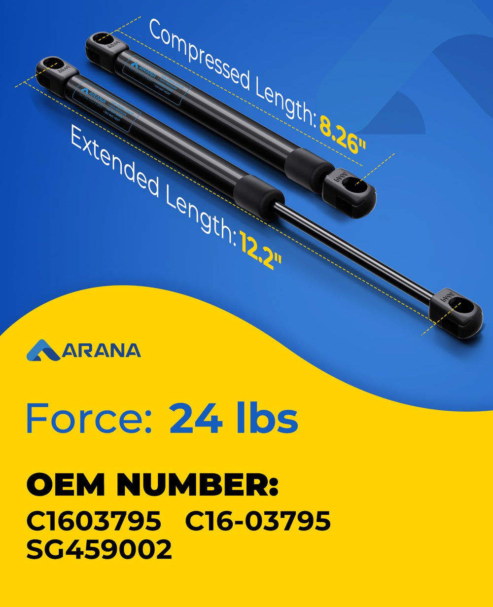 ARANA close-up of piston rod showing durable finish and smooth action