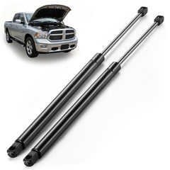 ARANA front-packaging showing two hood struts and box, reliable OEM replacement