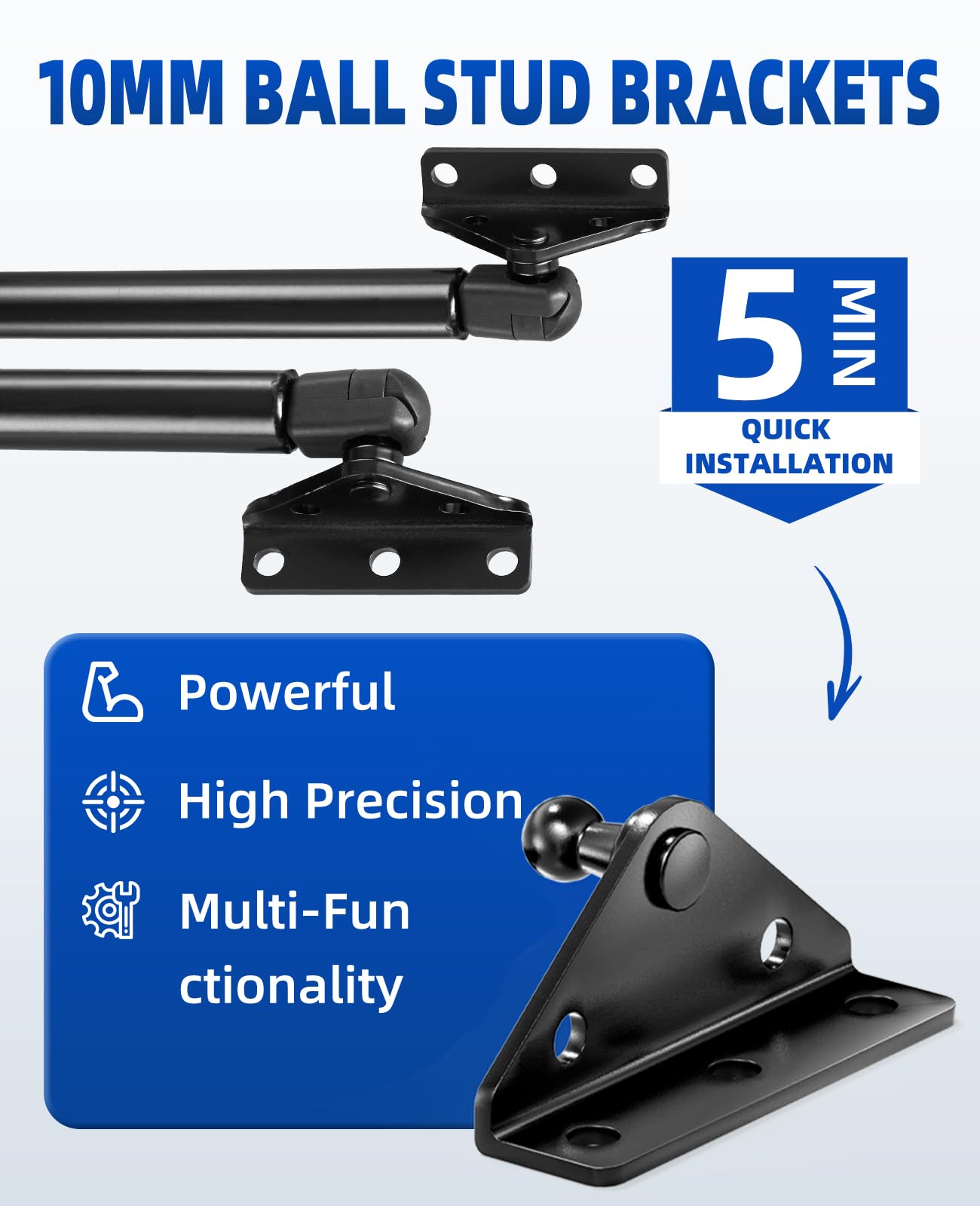 ARANA spread of included screws and hardware showing full kit convenience
