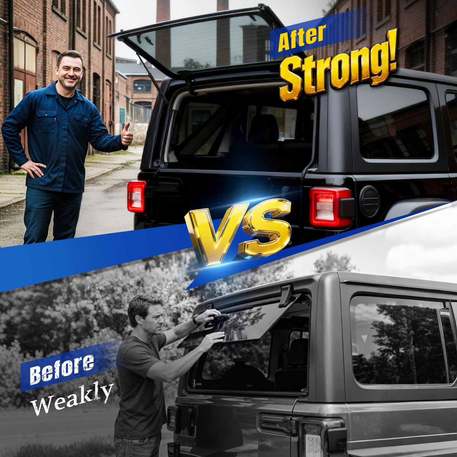 ARANA strut mounted on a Honda Pilot liftgate demonstrating stable lift support