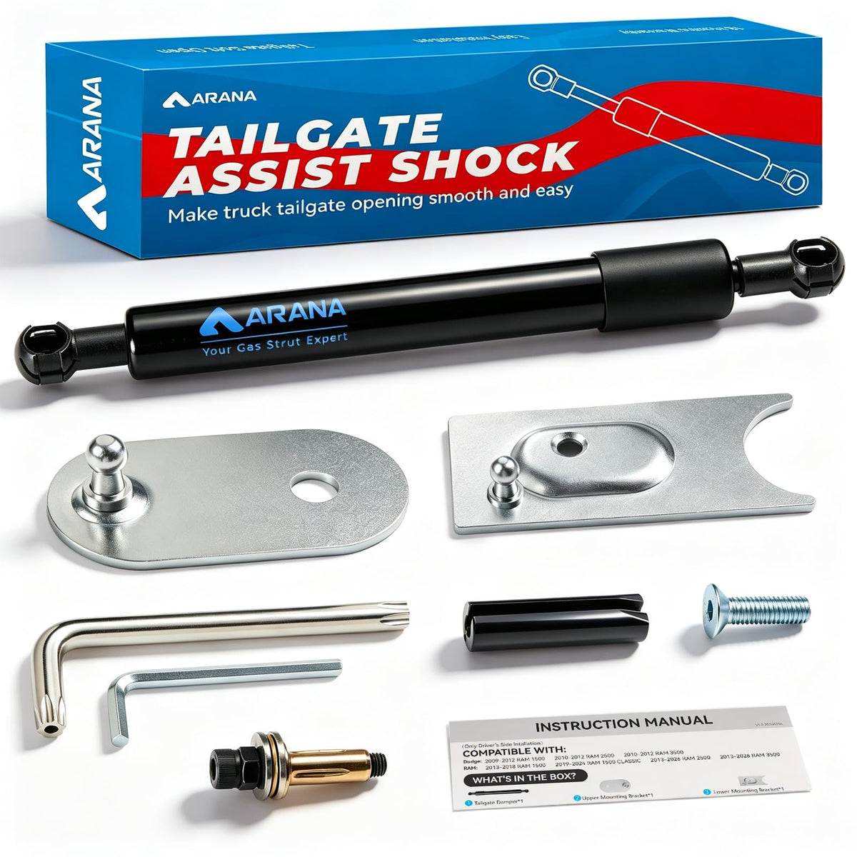 ARANA front packaging showing kit components and clear fit benefit