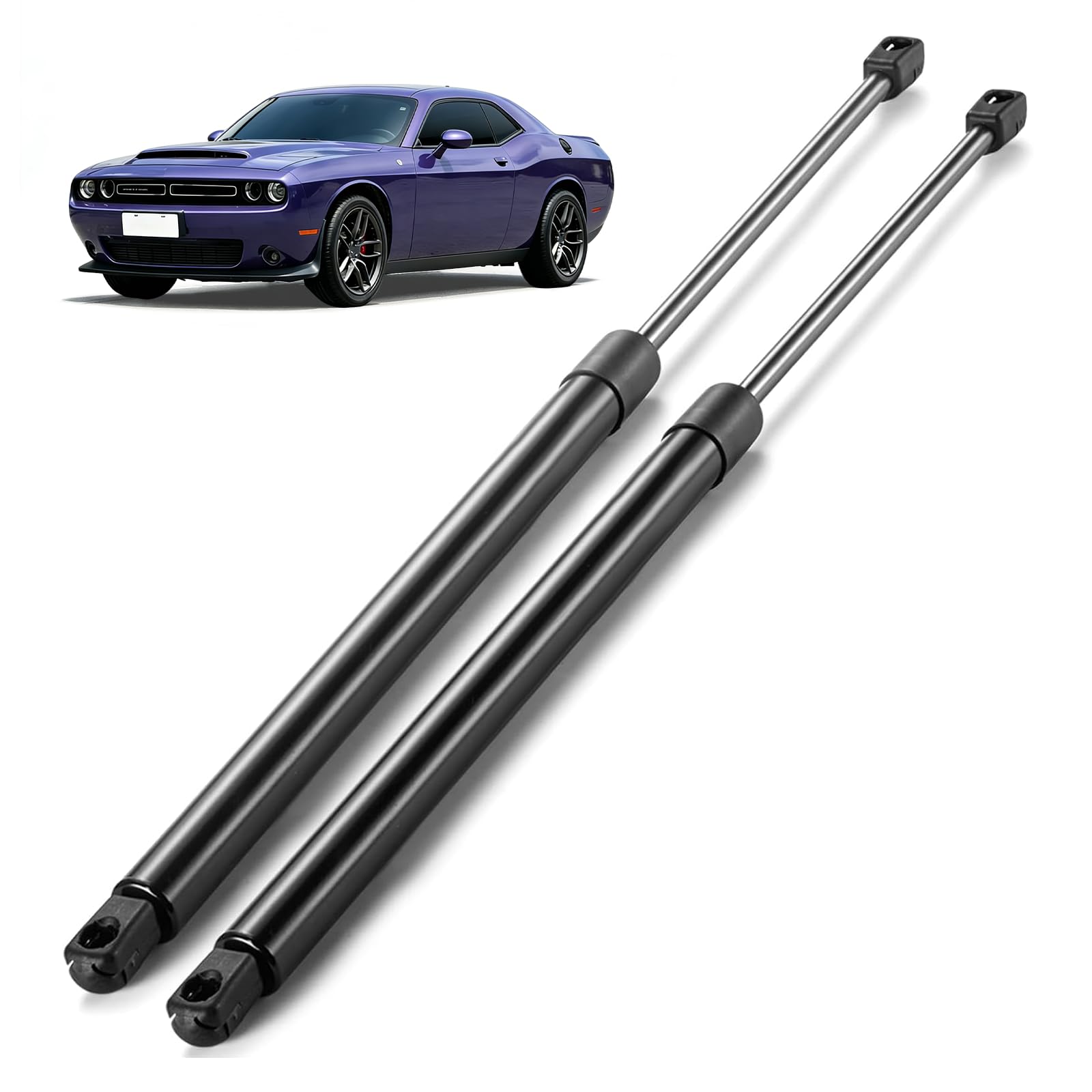 ARANA trunk struts front view showing direct-fit replacement and improved safety