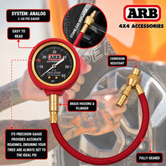 ARB flexible braided hose detail for easy connection and durability