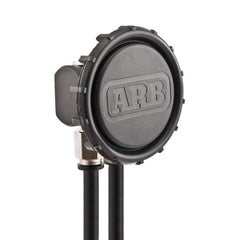 ARB high-flow filter sideview illustrating elevated mount to prevent water ingress