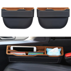 Arcoche front view of both gap fillers showing premium leather finish and benefit of style