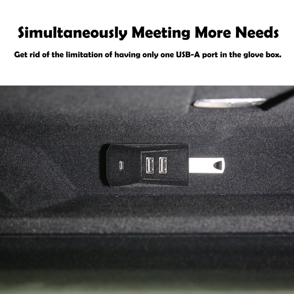 Arcoche next to a USB stick showing compact scale and space-saving design