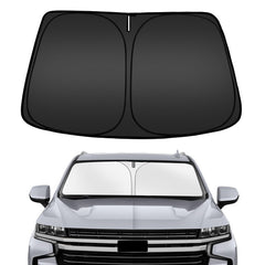 ARISMOTOR front coverage on Chevy Tahoe windshield showing full protection benefits