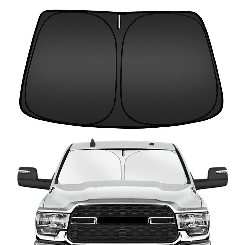 ARISMOTOR front packaging showing shade and compact storage bag benefit protection