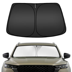 ARISMOTOR front view installed on Mazda CX-50 windshield protecting interior