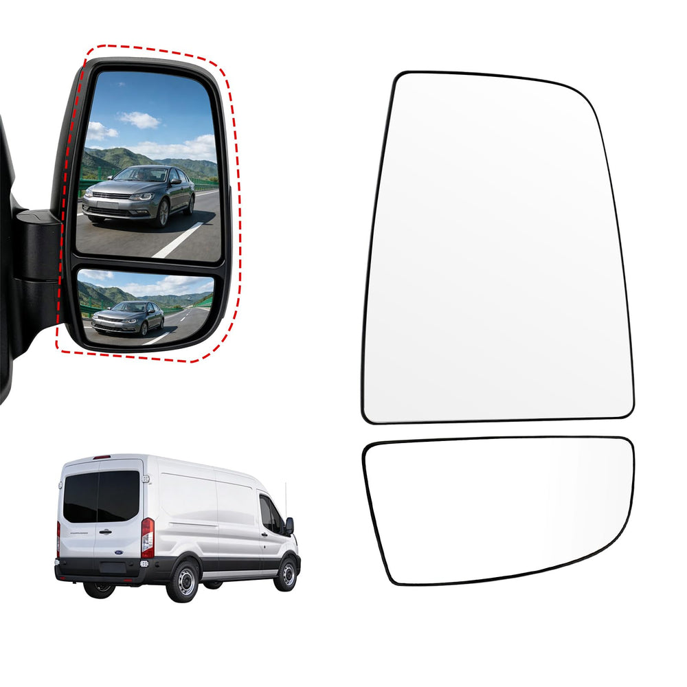 Aritoxy mirror set in roadside replacement scene emphasizing easy swap