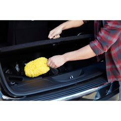 Armor All duster in use on dashboard keeping surfaces clean without scratches